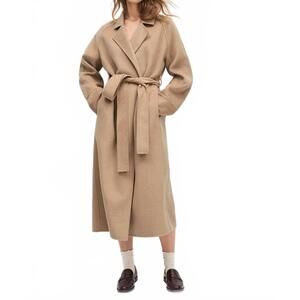 NEW FAVORITE DAUGHTER the paola long coat in camel